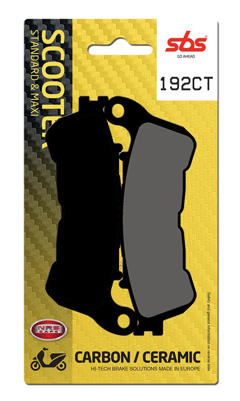 SBS brake pads KH388 maxi carbon tech colour black (192CT)